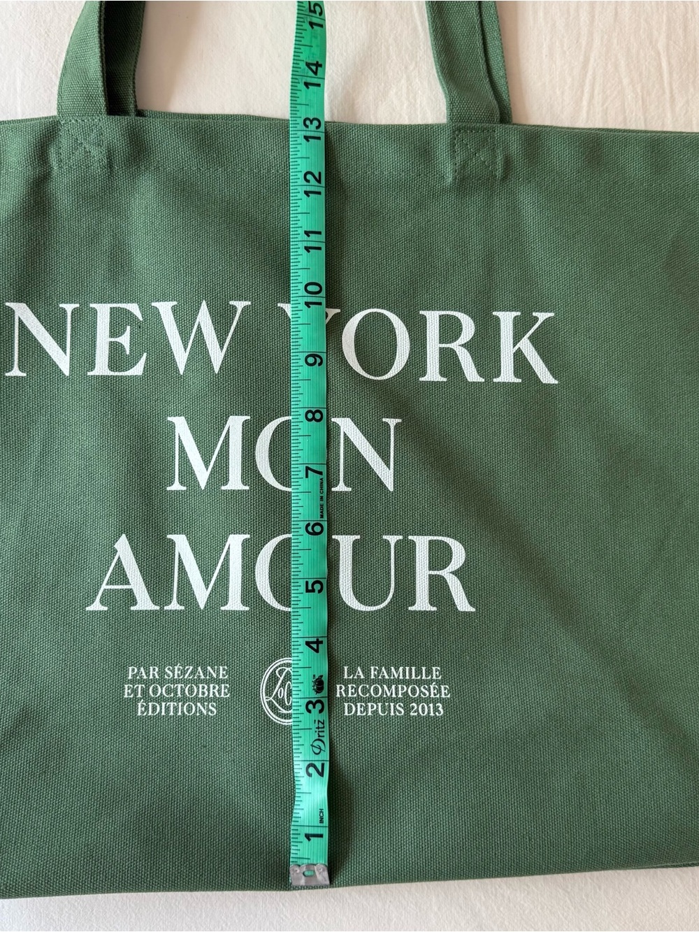Sezane New York Mon Amour Tote Bag - Picture 3 of 7